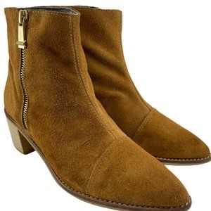 Report Signature Jackal Suede Stacked Heeled Boot